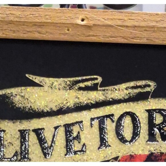 Vintage "Live To Ride" Framed Art With Eagle Design - Picture 3 of 5